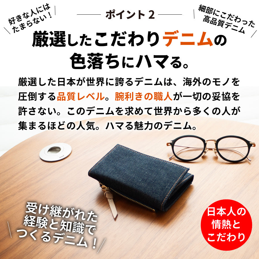 キーケース メンズ 財布一体型 小銭入れ付 フラグメントケース