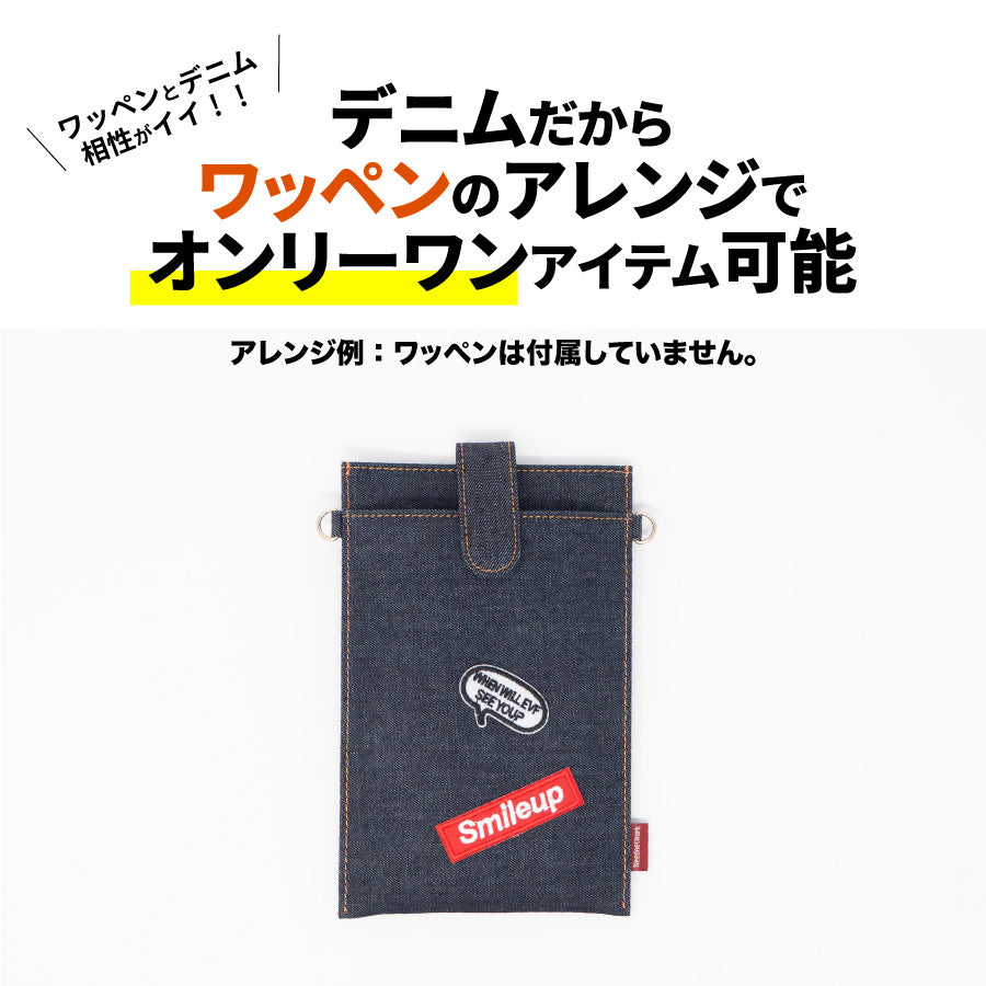 スマホポーチ 岡山デニム レディース スマホショルダー