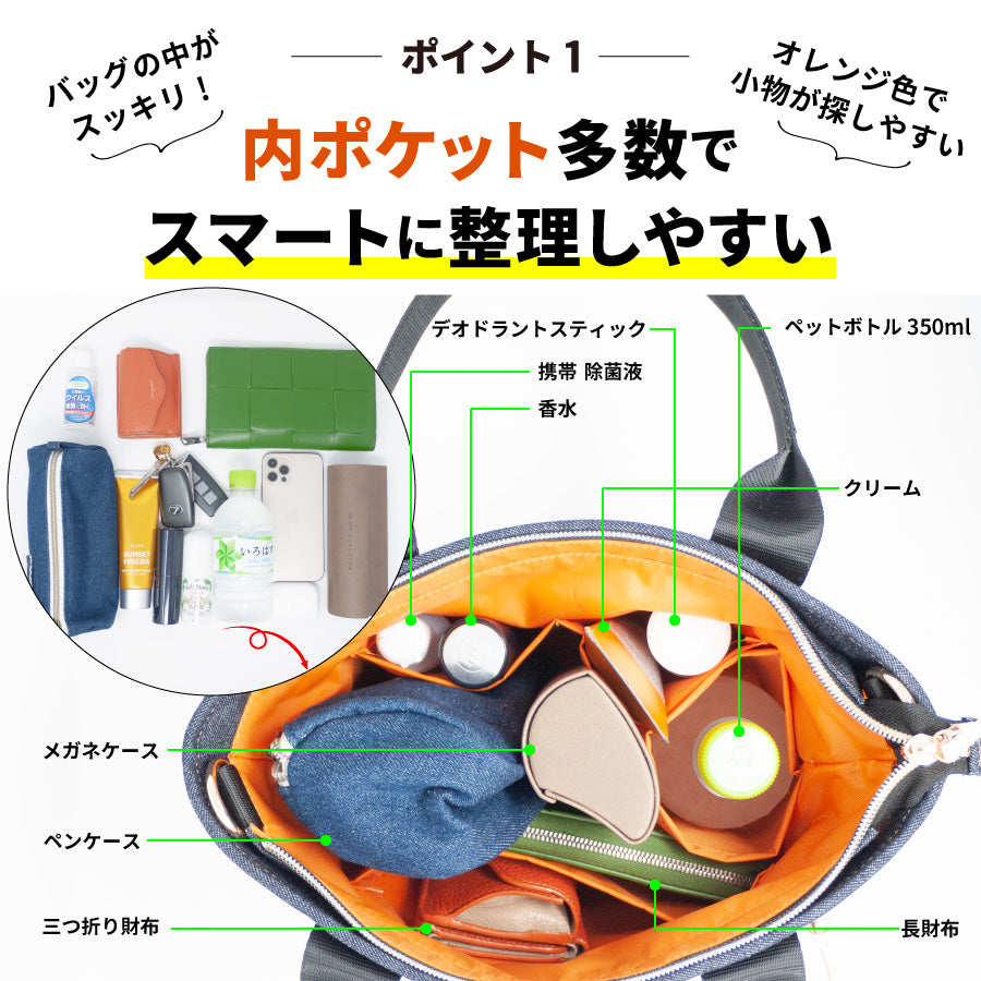 ショルダーバッグ 日本が誇るデニム レディース メンズ バッグ 2way 斜めがけ
