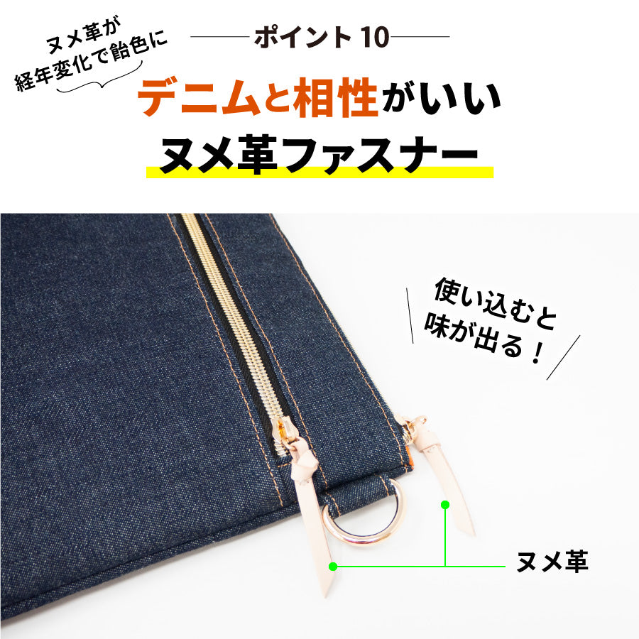 サコッシュ 日本が誇るデニム ショルダーバッグ ミニショルダーバッグ メンズ 大人 レディース
