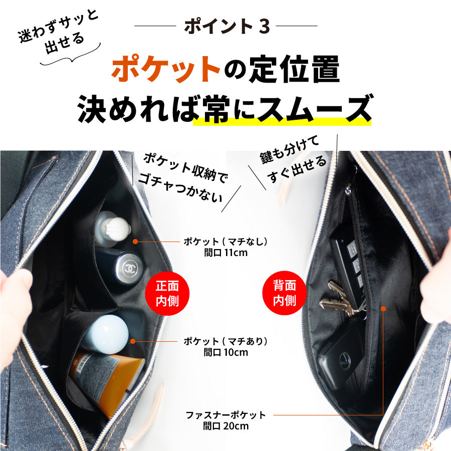 ショルダーバッグ 日本が誇るデニム レディース バッグ 斜めがけ