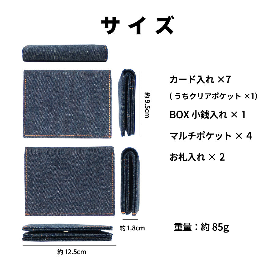 二つ折り 財布 メンズ 薄型 2つ折り 二つ折り財布 レディース BOX型小銭入れ