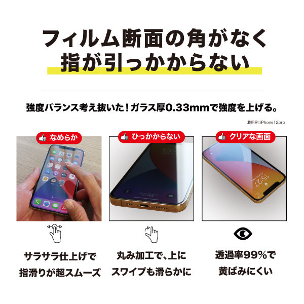 iPhone ガラスフィルム 保護フィルム