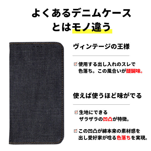 iphone ケース 手帳型 日本が誇るデニム スマホケース Xperia GooglePixel
