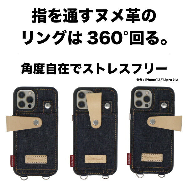 スマホケース ショルダー 日本が誇るデニム ストラップ 肩掛け