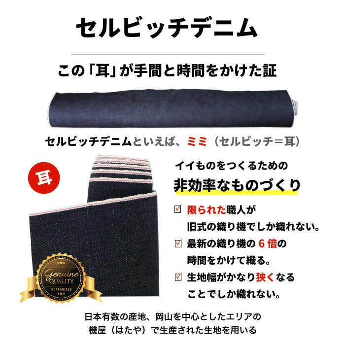 財布 長財布 岡山デニム 札入れ ラウンドファスナー 小銭入れ