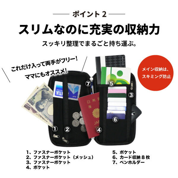 スマホポーチ 入れたまま操作 日本が誇るデニム ショルダーバッグ ウエストポーチ