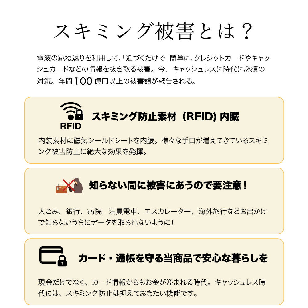 通帳ケース 日本が誇るデニム 大容量 おしゃれ カード収納 じゃばら ラウンドファスナー