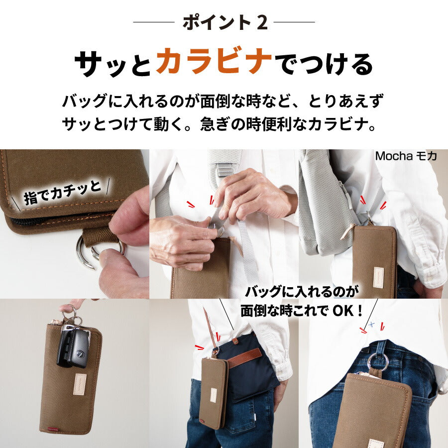 財布 長財布 パラフィン帆布 札入れ ラウンドファスナー 小銭入れ
