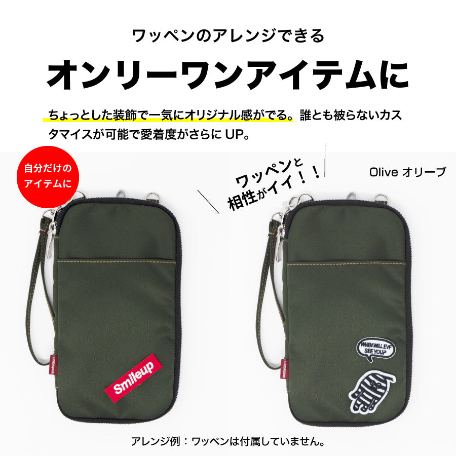 スマホポーチ ペットボトル再生素材 スマホバッグ