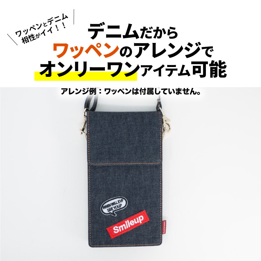 スマホポーチ 日本が誇るデニム スマホショルダー レディース お財布ショルダー