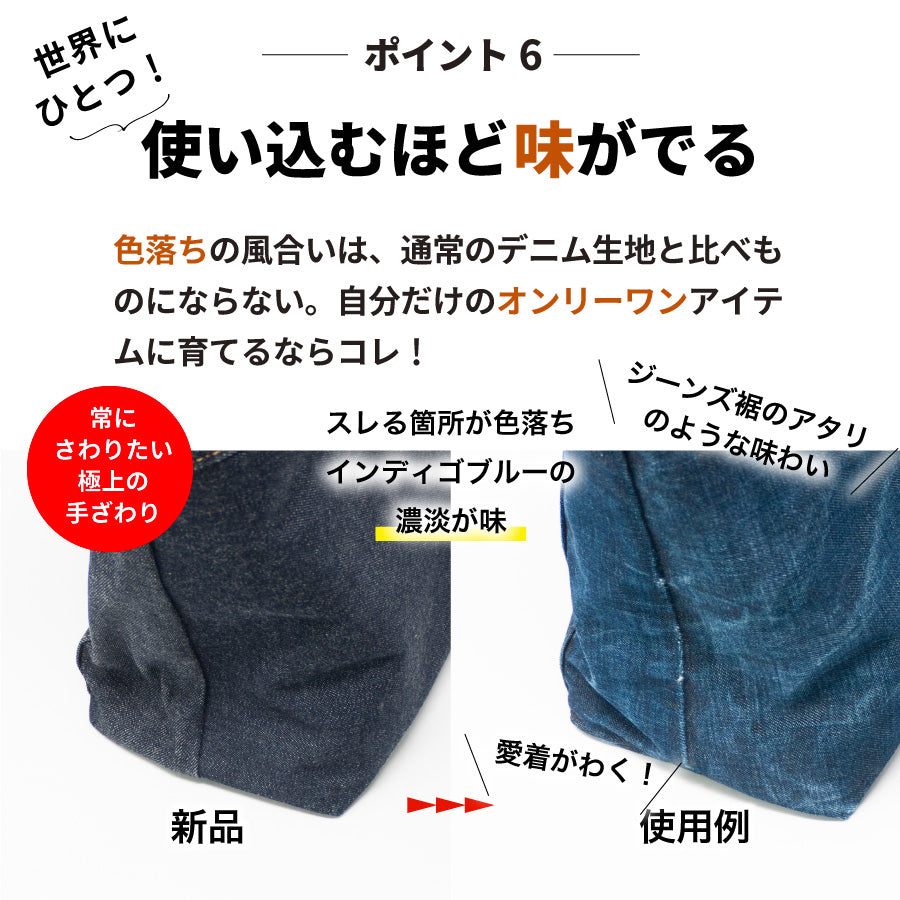 ショルダーバッグ 日本が誇るデニム レディース 軽量 A4 斜めがけ