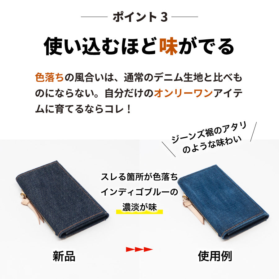 キーケース メンズ 財布一体型 小銭入れ付 フラグメントケース